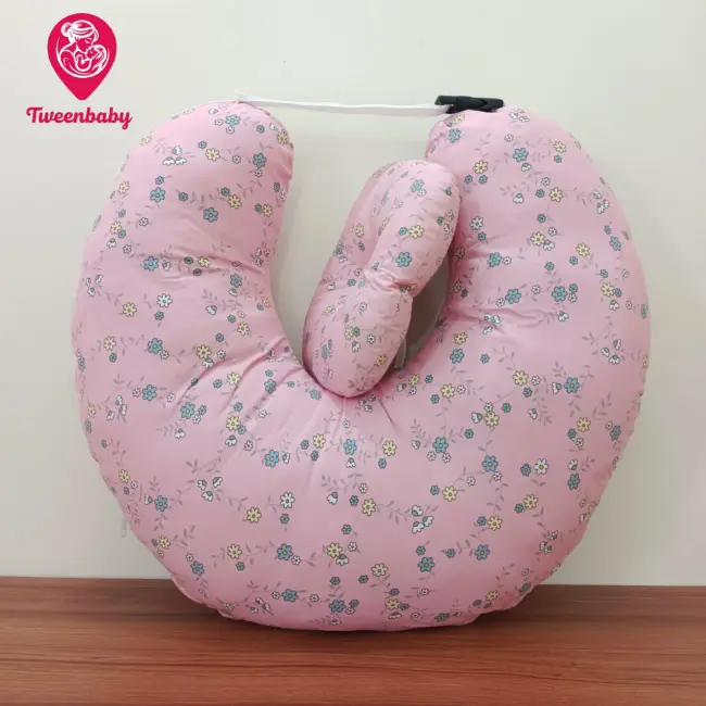 Premium Nursing & Breastfeeding Pillow with Adjustable Belt